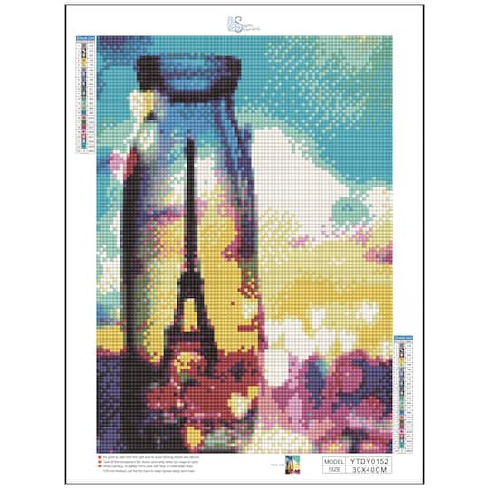 Sparkly Selections Eiffel Tower in a Jar Diamond Painting Kit